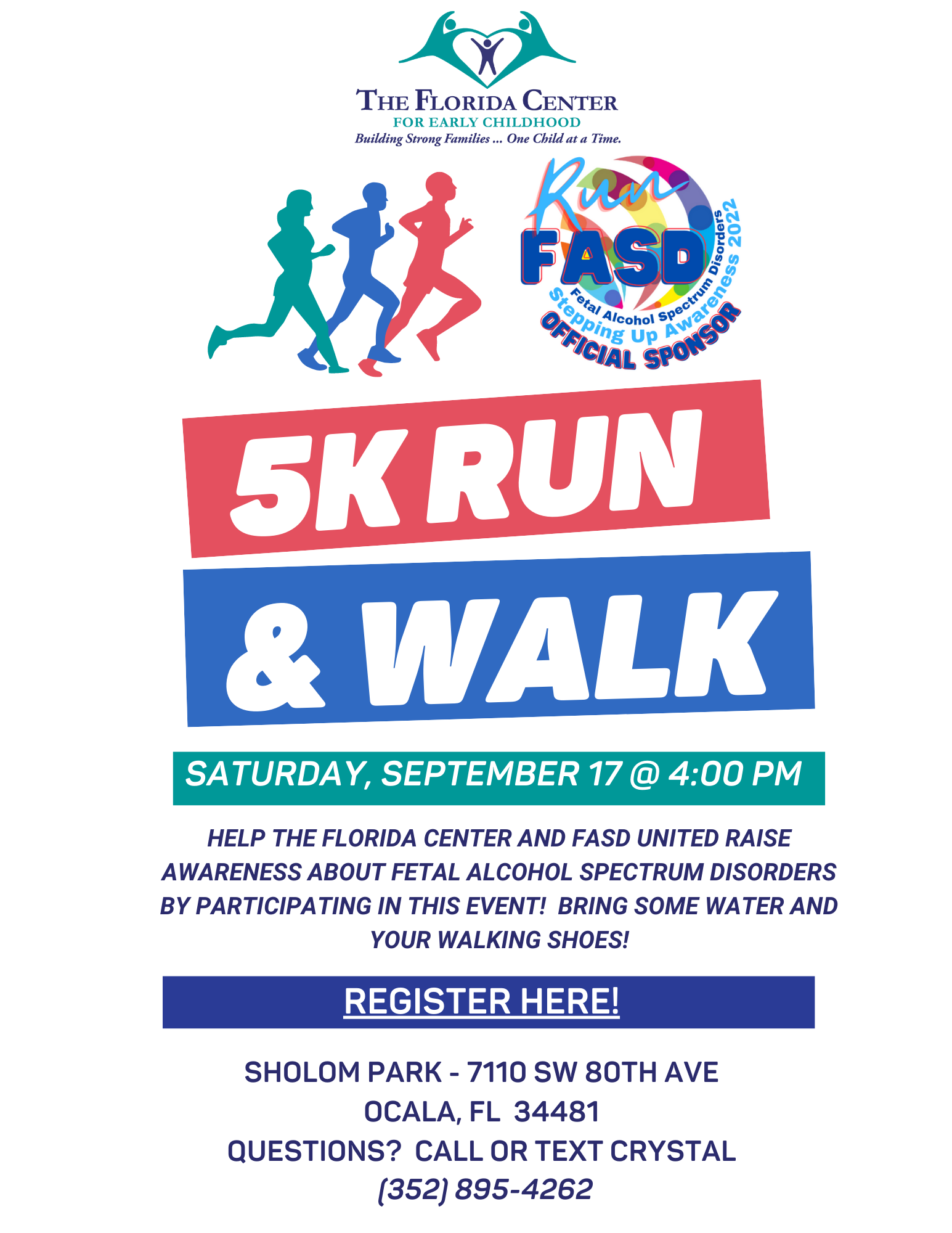 Ocala 5K Run/Walk Sponsored by The Florida Center for Early Childhood